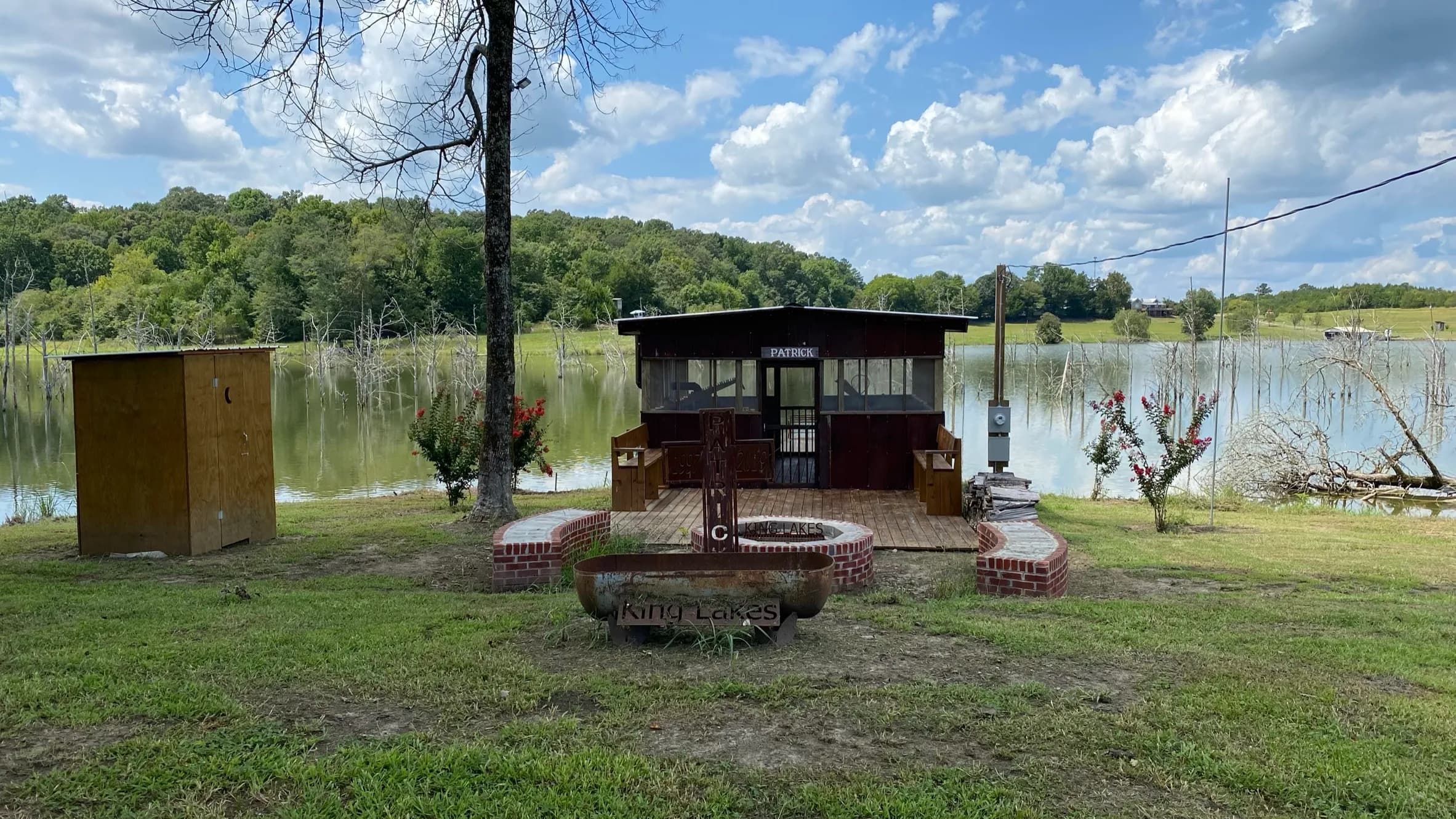 Bass fishing at King's Family Lakes